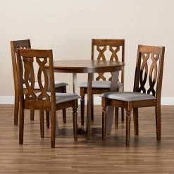 Baxton Studio Julie Dining Table & Chair 5-piece Set -Baxton Studio Sales unnamed file 7779
