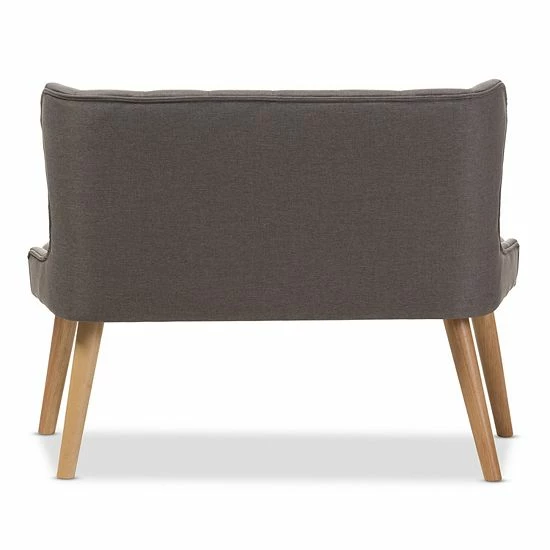 Baxton Studio Melody Modern Tufted Loveseat 2 Baxton Studio Melody Modern Tufted Loveseat - Image 2