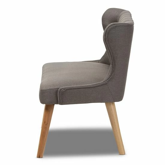 Baxton Studio Melody Modern Tufted Loveseat 3 Baxton Studio Melody Modern Tufted Loveseat - Image 3