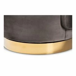 Baxton Studio Saffi Swivel Arm Chair Royal Blue Gold -Baxton Studio Sales unnamed file 7835