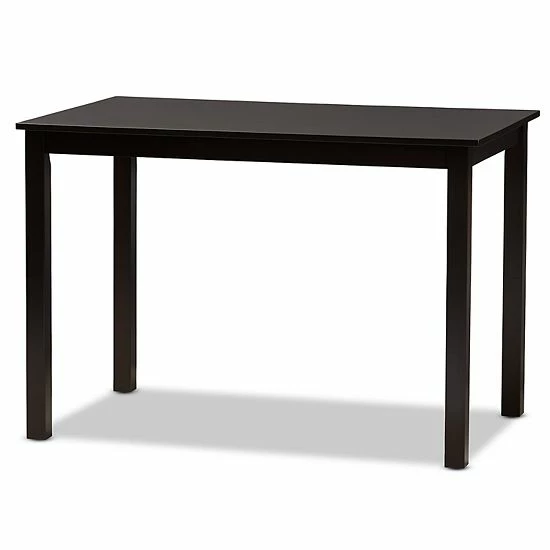 Baxton Studio Zamira Dining 5-piece Set Walnut Brown 3 Baxton Studio Zamira Dining 5-piece Set Walnut Brown - Image 3