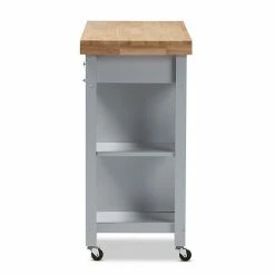 Baxton Studio Farmhouse Gray Kitchen Cart 7 Baxton Studio Farmhouse Gray Kitchen Cart -Baxton Studio Sales unnamed file 7912