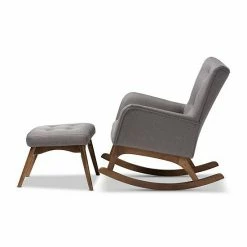 Baxton Studio Mid-Century Rocking Chair & Ottoman Set 5 Baxton Studio Mid-Century Rocking Chair & Ottoman Set -Baxton Studio Sales unnamed file 7921