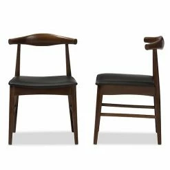 Baxton Studio Mid-Century Walnut Dining Chair 2-piece Set 6 Baxton Studio Mid-Century Walnut Dining Chair 2-piece Set -Baxton Studio Sales unnamed file 7924