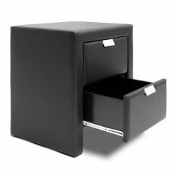 Baxton Studio Frey Upholstered Modern Nightstand Black 7 Baxton Studio Frey Upholstered Modern Nightstand Black -Baxton Studio Sales unnamed file 7937
