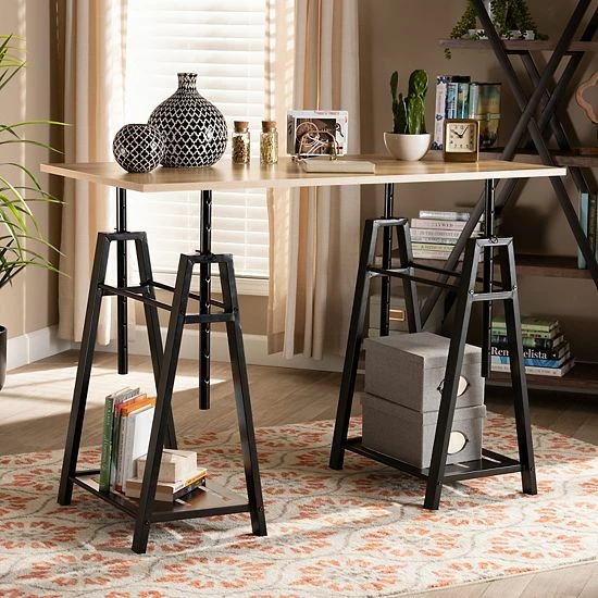 Baxton Studio Mary Adjustable Desk 2 Baxton Studio Mary Adjustable Desk - Image 2