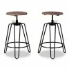 Baxton Studio Veera Bar Stool 2-piece Set