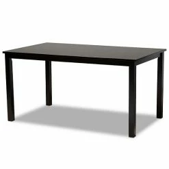 Baxton Studio Luisa Dining 7-Piece Set Dark Brown Walnut -Baxton Studio Sales unnamed file 7955