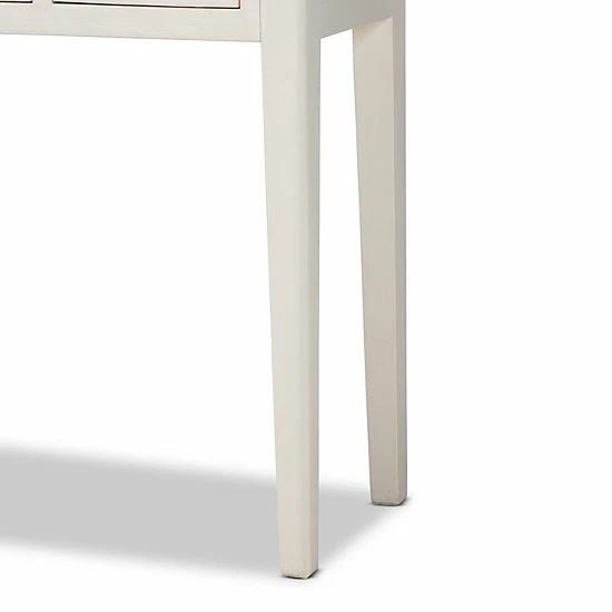 Baxton Studio Aiko White Console Table 6 Baxton Studio Aiko White Console Table - Image 6