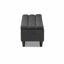 Baxton Studio Brette Ottoman Gray 13 Baxton Studio Brette Ottoman Gray -Baxton Studio Sales unnamed file 7980