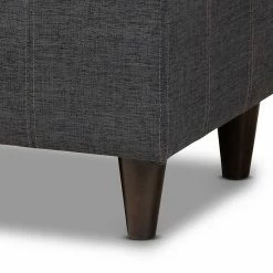 Baxton Studio Brette Ottoman Gray 16 Baxton Studio Brette Ottoman Gray -Baxton Studio Sales unnamed file 7983