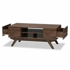 Baxton Studio Mid-Century Coffee Table Medium Brown 11 Baxton Studio Mid-Century Coffee Table Medium Brown -Baxton Studio Sales unnamed file 7993