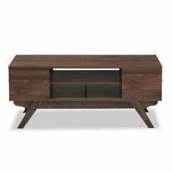 Baxton Studio Mid-Century Coffee Table Medium Brown 12 Baxton Studio Mid-Century Coffee Table Medium Brown -Baxton Studio Sales unnamed file 7994