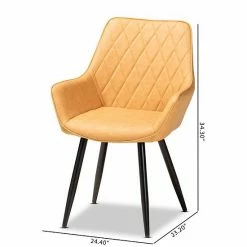 Baxton Studio Astrid Dining Chair 4-piece Set Tan Black 12 Baxton Studio Astrid Dining Chair 4-piece Set Tan Black -Baxton Studio Sales unnamed file 8