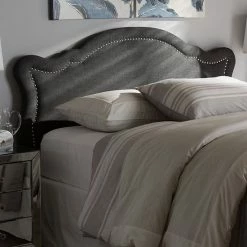 Baxton Studio Avery Upholstered Headboard Dark Gray 15 Baxton Studio Avery Upholstered Headboard Dark Gray -Baxton Studio Sales unnamed file 8006