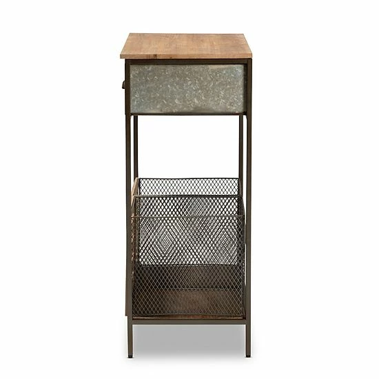 Baxton Studio Abram Kitchen Storage Cabinet 4 Baxton Studio Abram Kitchen Storage Cabinet - Image 4