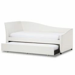 Baxton Studio Vera Faux=Leather Upholstered Curved Twin Daybed & Trundle 7 Baxton Studio Vera Faux=Leather Upholstered Curved Twin Daybed & Trundle -Baxton Studio Sales unnamed file 8026