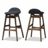 Baxton Studio Bloom Bar Stool 2-piece Set