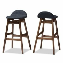 Baxton Studio Bloom Bar Stool 2-piece Set