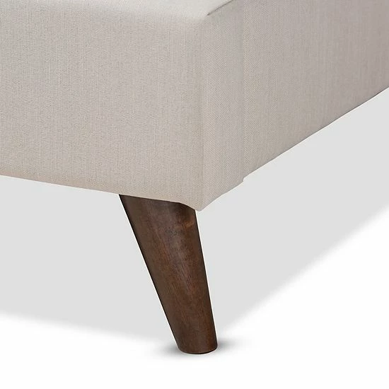 Baxton Studio Maren Full/Queen Bedroom Set Beige Khaki 5 Baxton Studio Maren Full/Queen Bedroom Set Beige Khaki - Image 5