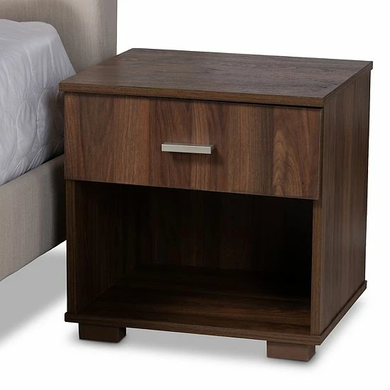 Baxton Studio Maren Full/Queen Bedroom Set Beige Khaki 6 Baxton Studio Maren Full/Queen Bedroom Set Beige Khaki - Image 6