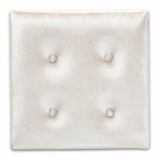 Baxton Studio Cecile Tufted Ottoman 3 Baxton Studio Cecile Tufted Ottoman - Image 3