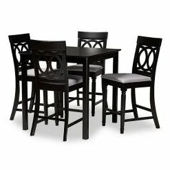Baxton Studio Verina Pub Table & Stool 5-piece Set Beige 15 Baxton Studio Verina Pub Table & Stool 5-piece Set Beige -Baxton Studio Sales unnamed file 8112