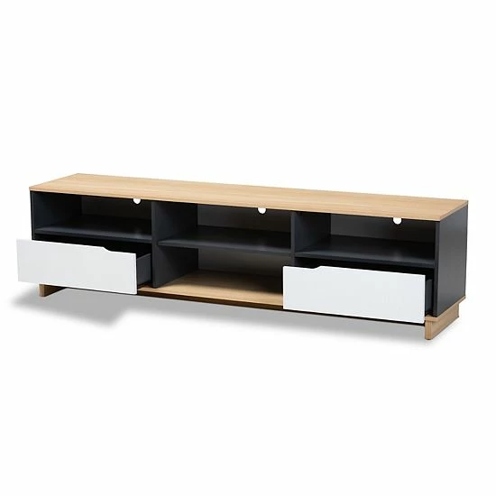 Baxton Studio Reed TV Stand 6 Baxton Studio Reed TV Stand - Image 6