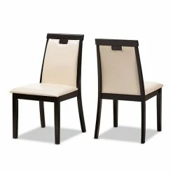 Baxton Studio Modern Beige T-back Chair & Table Dining 5-piece Set 6 Baxton Studio Modern Beige T-back Chair & Table Dining 5-piece Set -Baxton Studio Sales unnamed file 8159