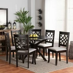 Baxton Studio Elena Dining Table & Chair 7-piece Set 14 Baxton Studio Elena Dining Table & Chair 7-piece Set -Baxton Studio Sales unnamed file 8177