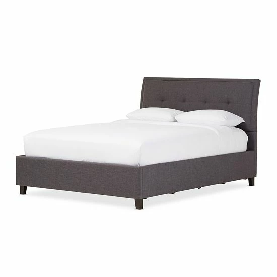Baxton Studio Lea Queen Platform Bed 3 Baxton Studio Lea Queen Platform Bed - Image 3