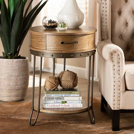Baxton Studio Kellyn End Table 8 Baxton Studio Kellyn End Table - Image 8
