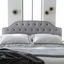 Baxton Studio Windsor Tufted Headboard Dark Gray -Baxton Studio Sales unnamed file 8277