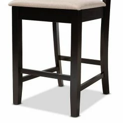 Baxton Studio Nicolette Counter Stool 2-piece Set Gray Walnut Brown -Baxton Studio Sales unnamed file 8301