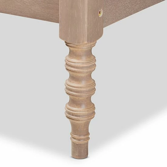 Baxton Studio Cielle Bed Frame Grey 3 Baxton Studio Cielle Bed Frame Grey - Image 3