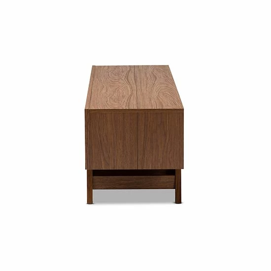 Baxton Studio Svante Medium Brown TV Stand 2 Baxton Studio Svante Medium Brown TV Stand - Image 2