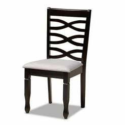 Baxton Studio Leda Gray 5-Piece Dining Set -Baxton Studio Sales unnamed file 8359