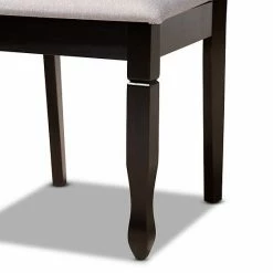 Baxton Studio Leda Gray 5-Piece Dining Set -Baxton Studio Sales unnamed file 8363