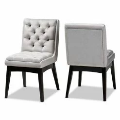 Baxton Studio Makar Dining Chair 2-piece Set Light Gray 13 Baxton Studio Makar Dining Chair 2-piece Set Light Gray -Baxton Studio Sales unnamed file 8386