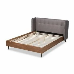 Baxton Studio Catarina Tufted Bed Gray -Baxton Studio Sales unnamed file 8415