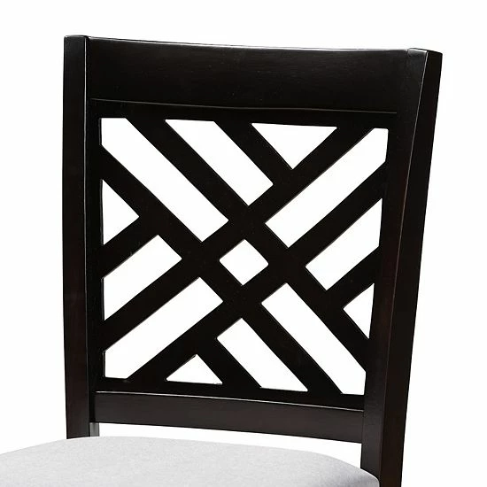 Baxton Studio Caron 5-Piece Pub Set Beige Khaki 4 Baxton Studio Caron 5-Piece Pub Set Beige Khaki - Image 4