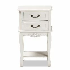Baxton Studio Gabrielle 2-Drawer Nightstand Table -Baxton Studio Sales unnamed file 844