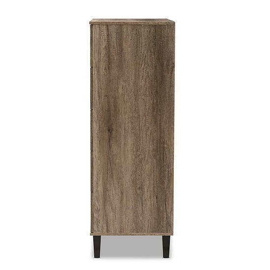 Baxton Studio Modern Brown 5-Drawer Chest 3 Baxton Studio Modern Brown 5-Drawer Chest - Image 3