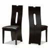 Baxton Studio Modern Espresso Dining Chair 2-piece Set