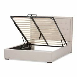 Baxton Studio Taylor Storage Tufted Platform Bed Gray 15 Baxton Studio Taylor Storage Tufted Platform Bed Gray -Baxton Studio Sales unnamed file 8476