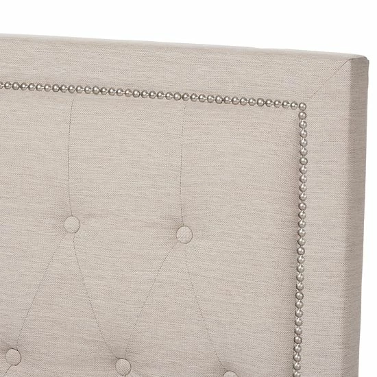 Baxton Studio Taylor Storage Tufted Platform Bed Gray 7 Baxton Studio Taylor Storage Tufted Platform Bed Gray - Image 7