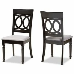Baxton Studio Lucie Dining Chair 2-piece Set Gray Dark Brown 13 Baxton Studio Lucie Dining Chair 2-piece Set Gray Dark Brown -Baxton Studio Sales unnamed file 8496