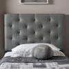 Baxton Studio Viviana Twin Headboard Gray