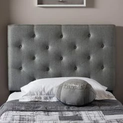 Baxton Studio Viviana Twin Headboard Gray -Baxton Studio Sales unnamed file 8499