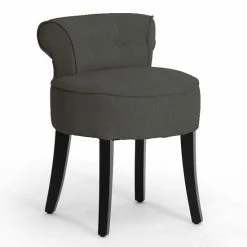 Baxton Studio Sales 6 Baxton Studio Millani Linen Modern Lounge Stool